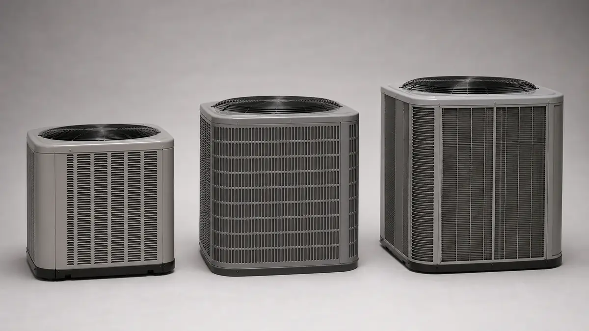 Trane equipment sizing and SEER2 comparison for a Burbank, CA home