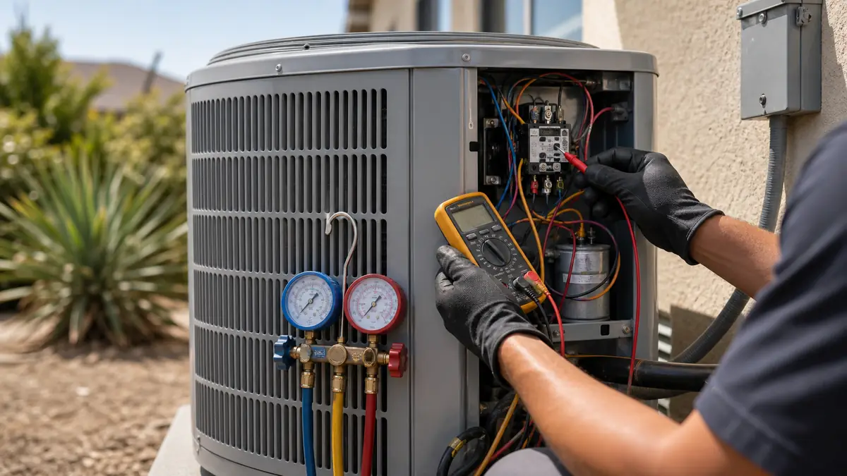 Trane condenser no-cool diagnostic in Burbank, CA