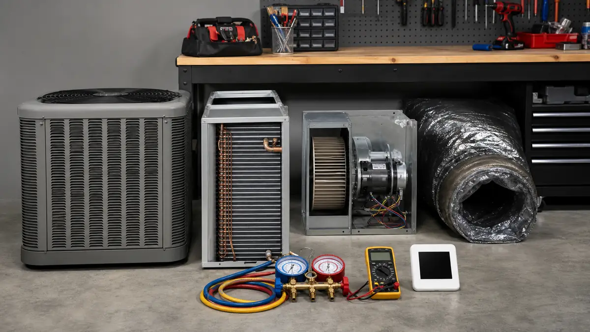 Trane cooling and heating service checklist for a Burbank, CA home